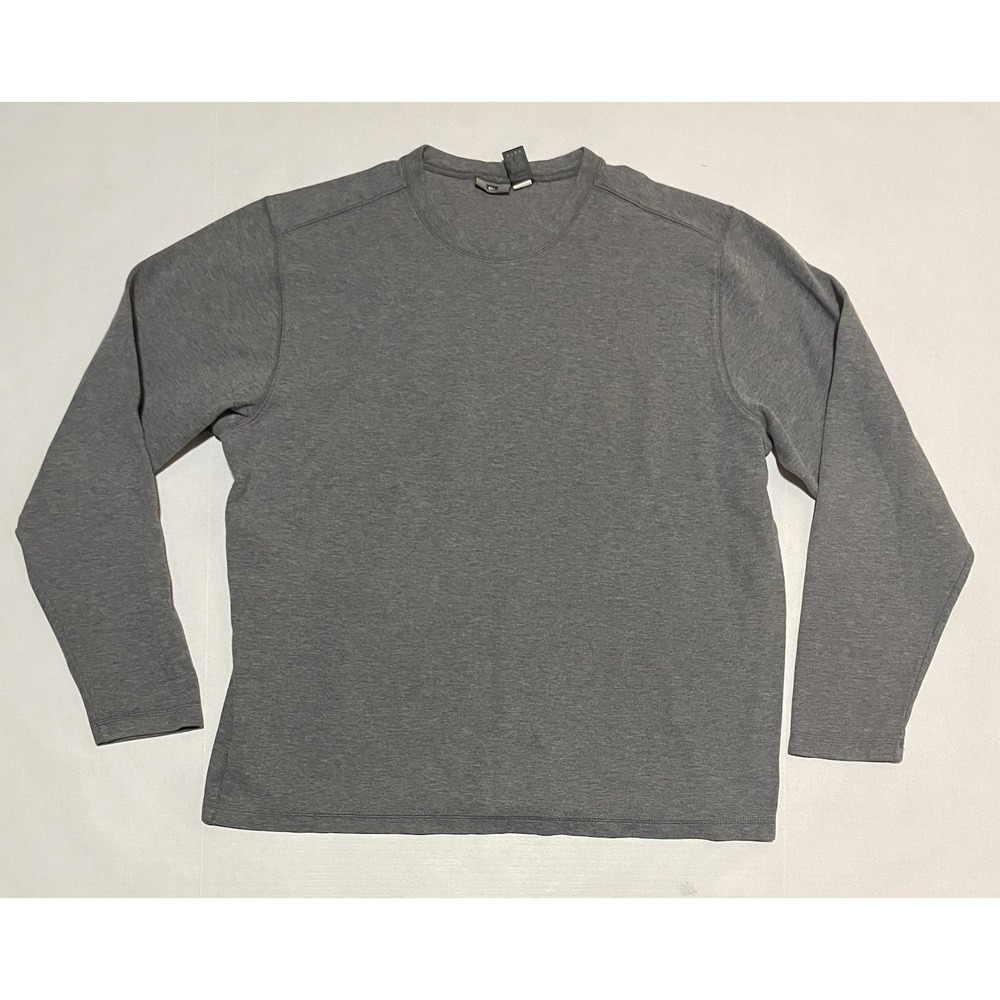 REI Men's Size XL Long Sleeve Crew Neck‎ Pullover Gray Sweatshirt Hiking Running